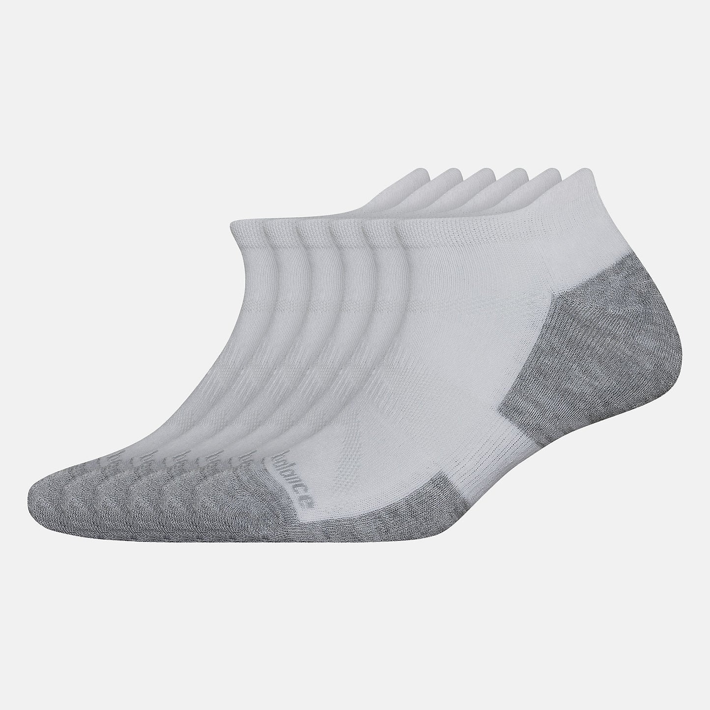 Performance Cushion Low Cut Tab Socks 6 Pack | New Balance Accessories - Women / Men