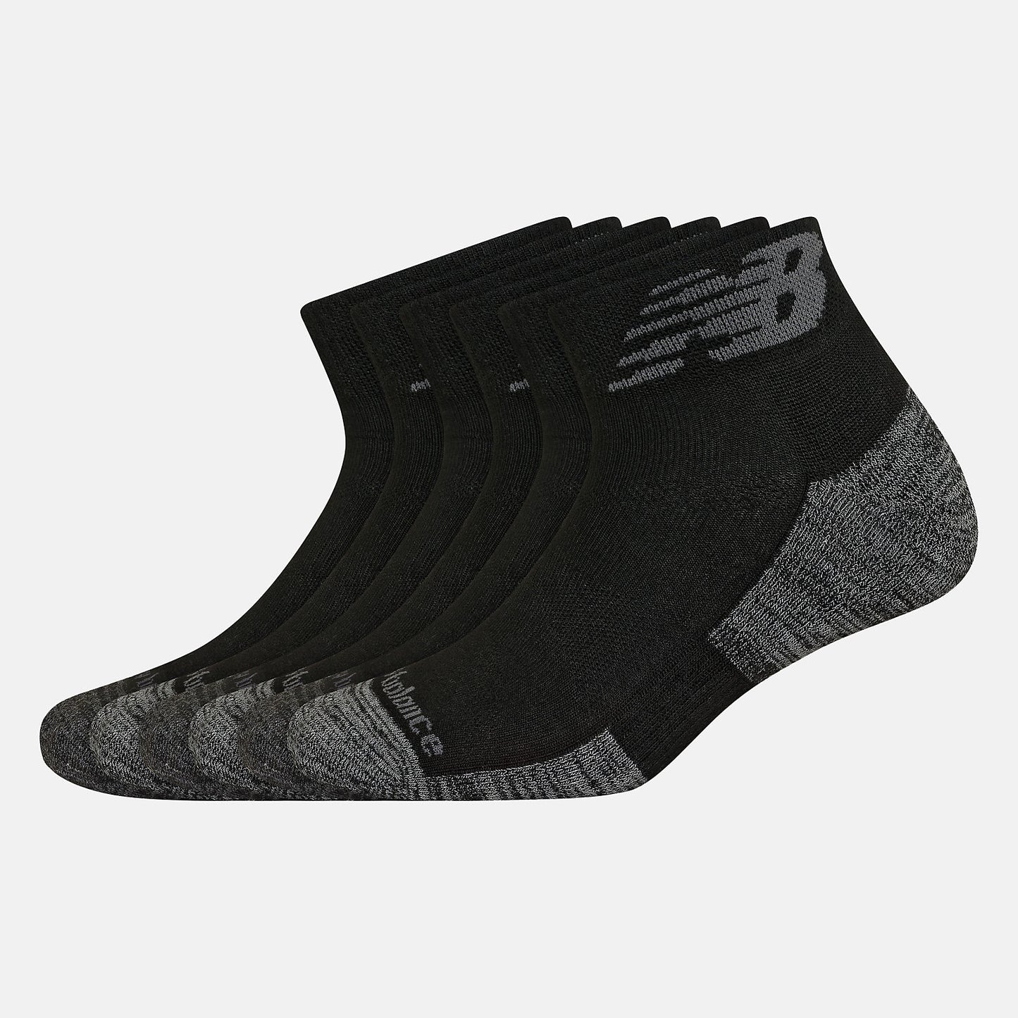 Performance Cushion Quarter Socks 6 Pack | New Balance Accessories - Women / Men