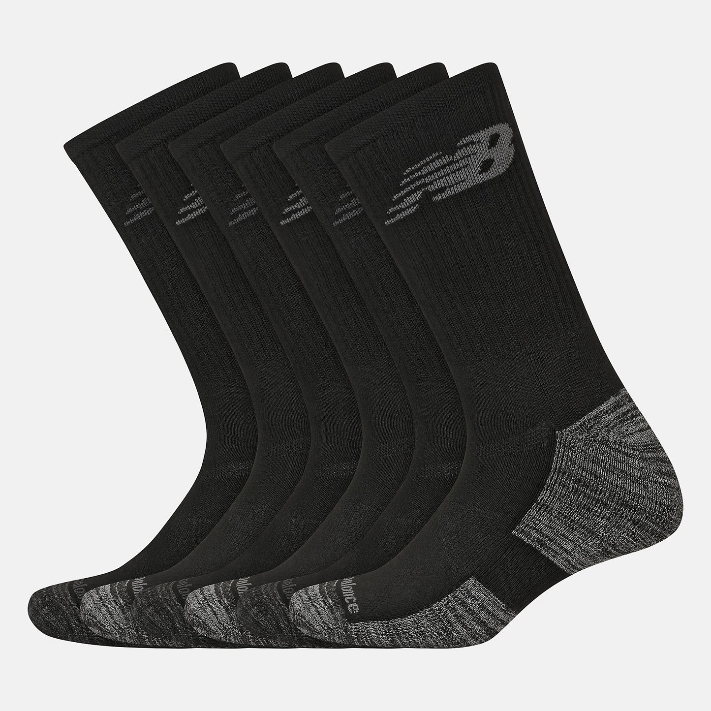 Performance Cushion Crew Socks 6 Pack | New Balance Accessories - Women / Men