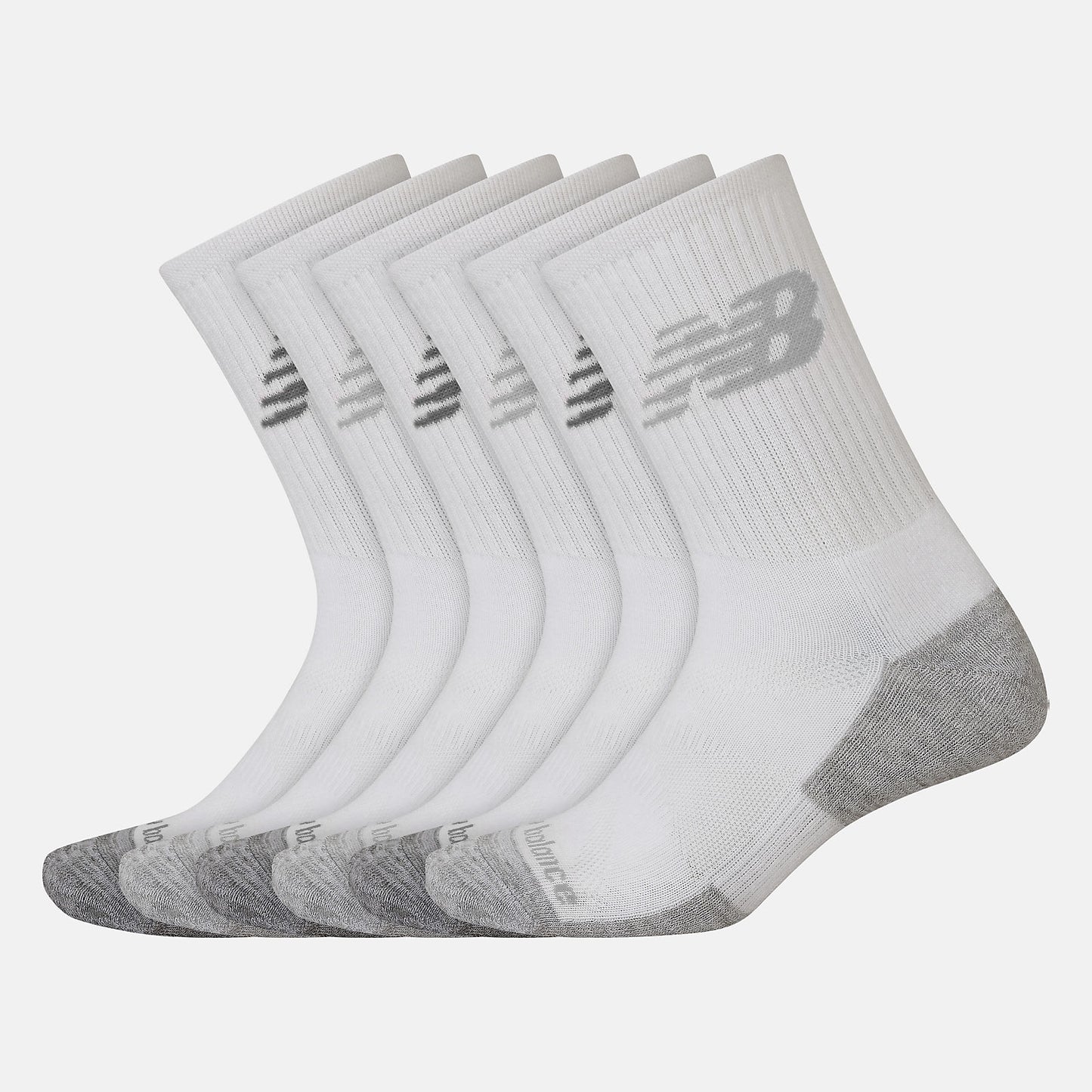 Performance Cushion Crew Socks 6 Pack | New Balance Accessories - Women / Men