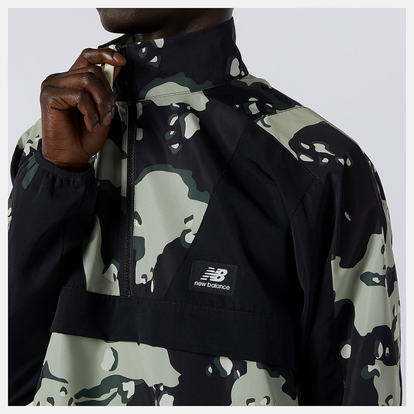 NB Essentials Camo Anorak | New Balance Clothing - Men
