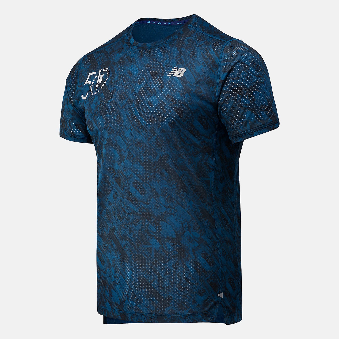 NYC Marathon Printed Impact Run Short Sleeve | New Balance Clothing - Men