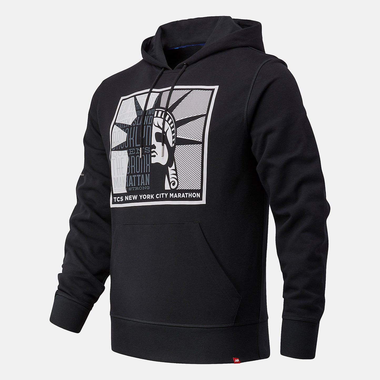 NYC Marathon Essentials Stacked Logo Po Hoodie | New Balance Clothing - Men