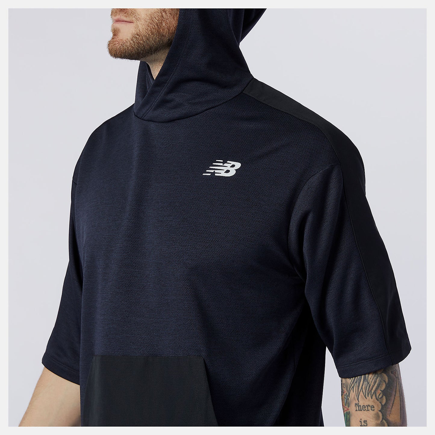 Tenacity Lightweight Knit Short Sleeve Hoodie | New Balance Clothing - Men
