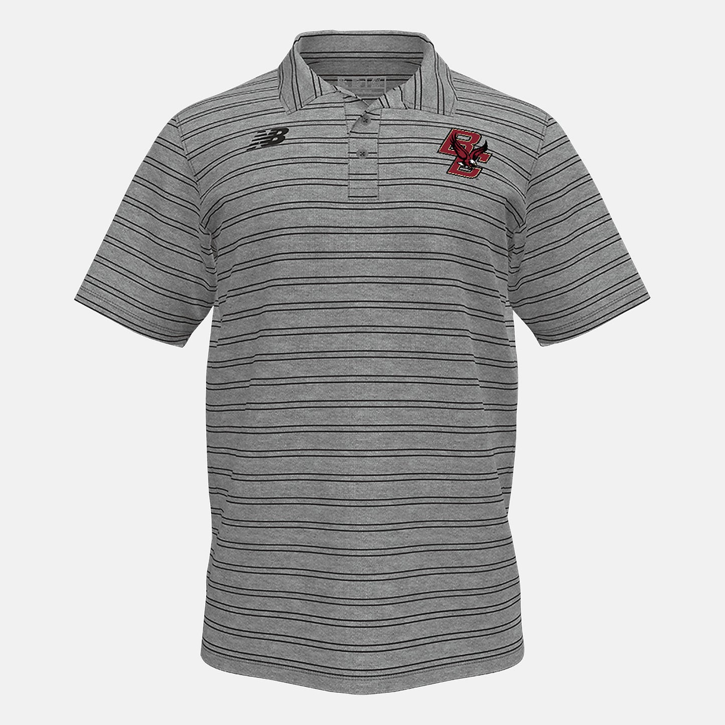 Stripe Polo(Boston College) | New Balance Clothing - Men
