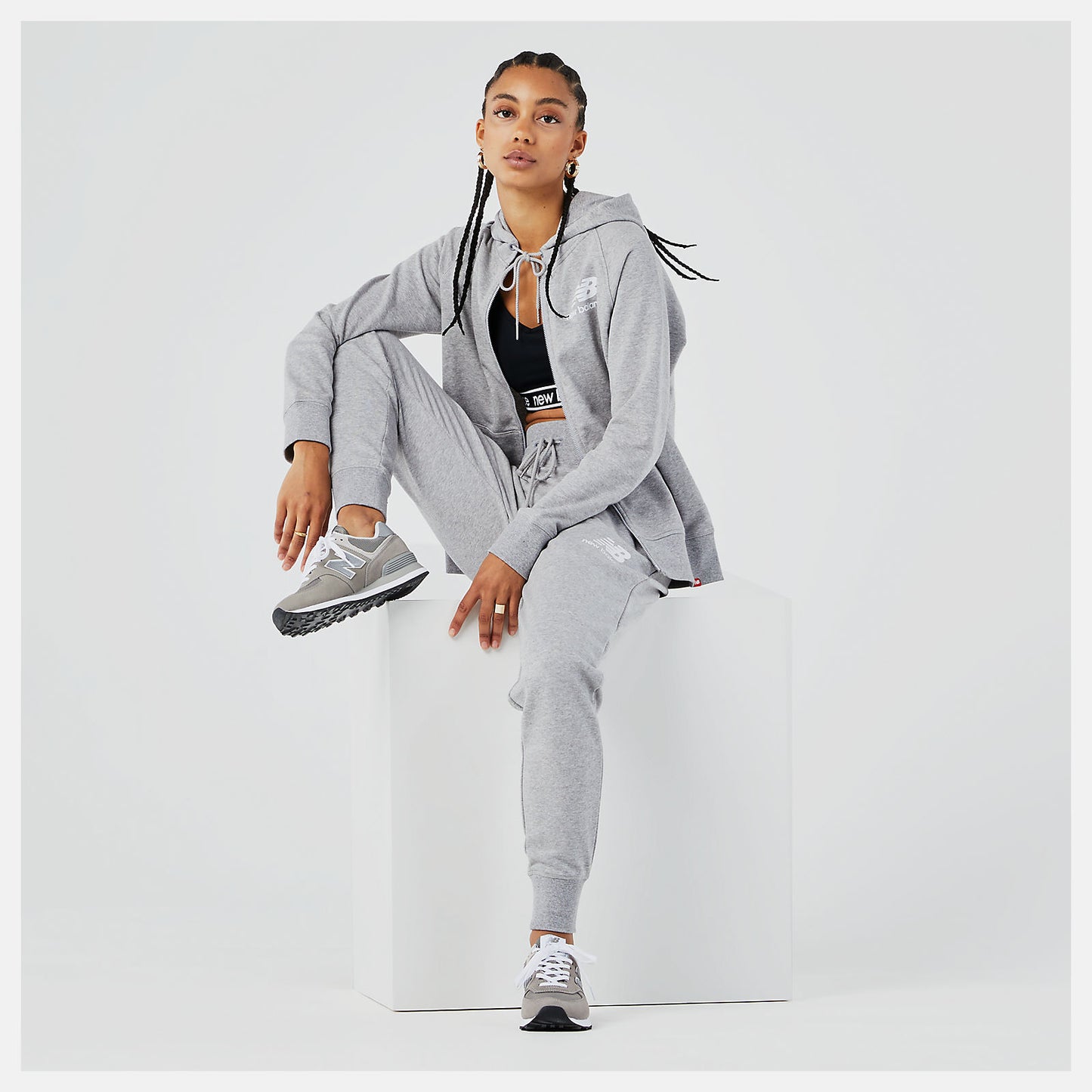 Essentials FZ Hoodie | New Balance Clothing - Women