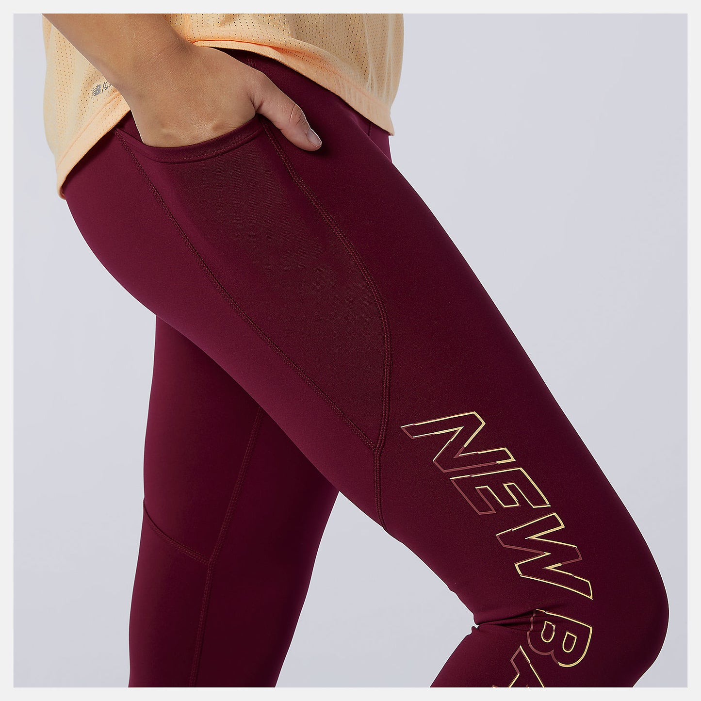Printed Impact Run Crop | New Balance Clothing - Women