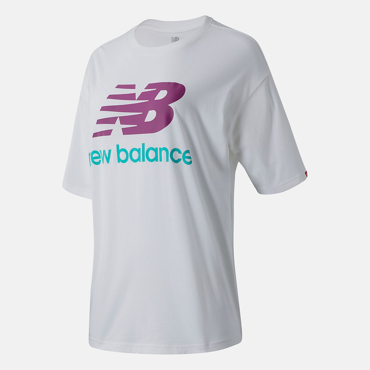 NB Essentials Stacked Logo Tee | New Balance Clothing - Women