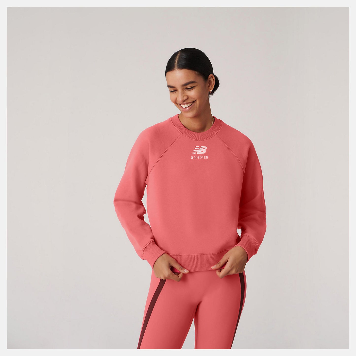 Bandier Fleece Crew | New Balance Clothing - Women