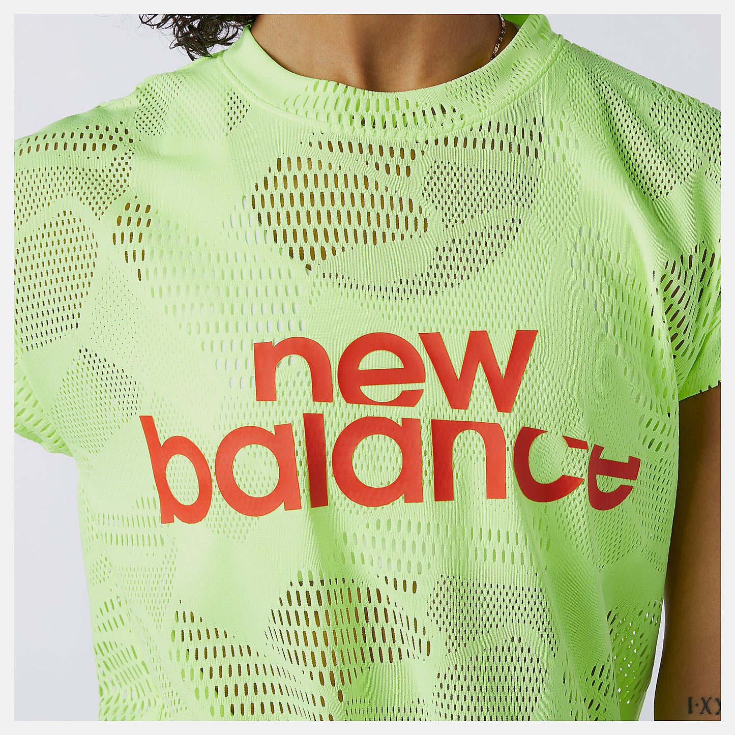 Achiever Collide Open Mesh Tee | New Balance Clothing - Women