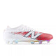 White with Burgundy and Silver