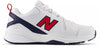 NB WHITE with TRUE RED