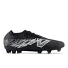 Black with Metallic Silver and White