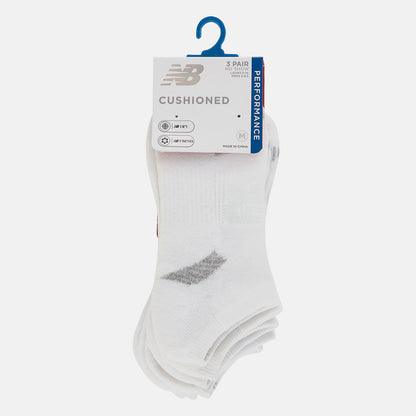 Performance Cushion No Show Socks 3 Pack | New Balance Accessories - Women / Men