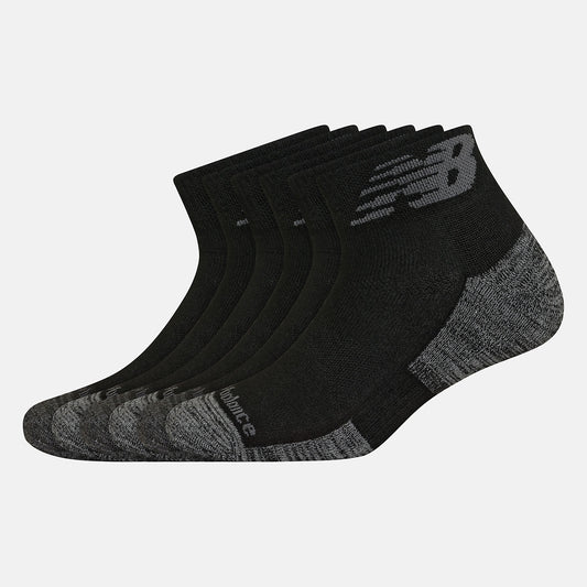 Performance Cushion Quarter Socks 6 Pack | New Balance Accessories - Women / Men