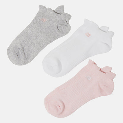 Flat Knit Lowcut Tab Socks 3 Pack | New Balance Accessories - Women / Men