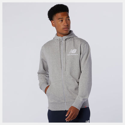 NB Essentials Stacked Full Zip Hoodie | New Balance Clothing - Men