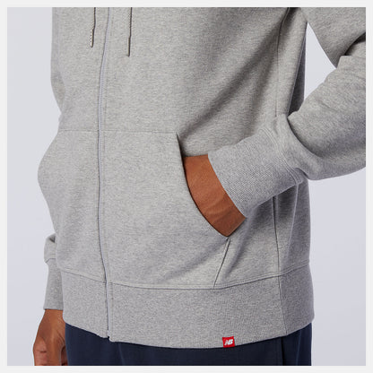 NB Essentials Stacked Full Zip Hoodie | New Balance Clothing - Men