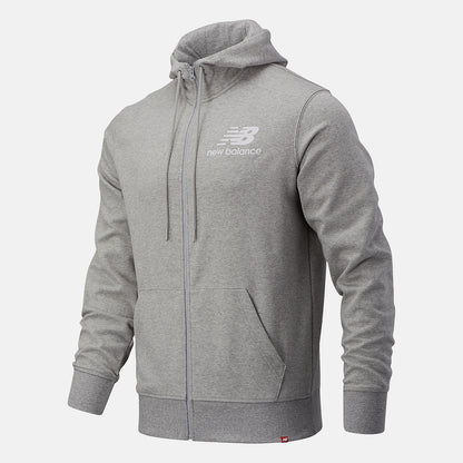NB Essentials Stacked Full Zip Hoodie | New Balance Clothing - Men