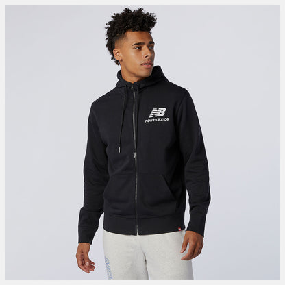 NB Essentials Stacked Full Zip Hoodie | New Balance Clothing - Men