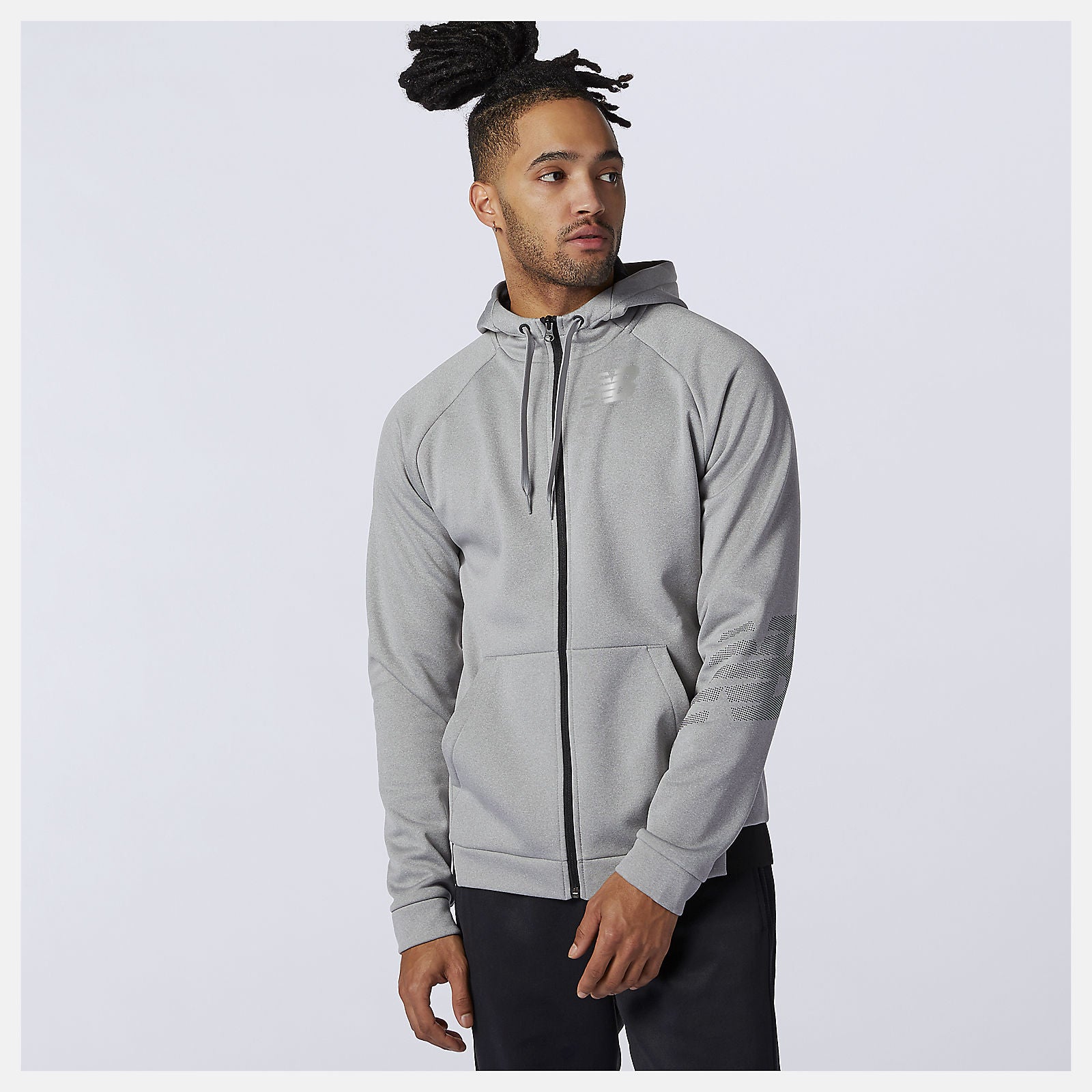 New Balance For Sale - Tenacity Fleece Full Zip Hoodie