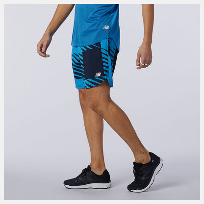 Printed Fast Flight 2 in 1 7 inch Short | New Balance Clothing - Men