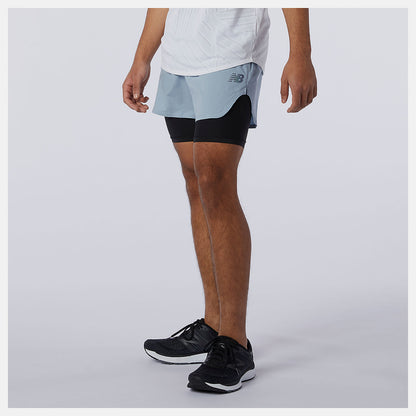 Q Speed Fuel 2 in 1 5 Inch Short | New Balance Clothing - Men