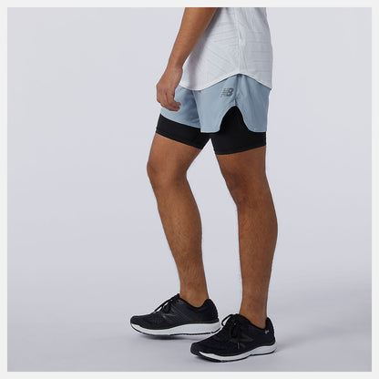 Q Speed Fuel 2 in 1 5 Inch Short | New Balance Clothing - Men