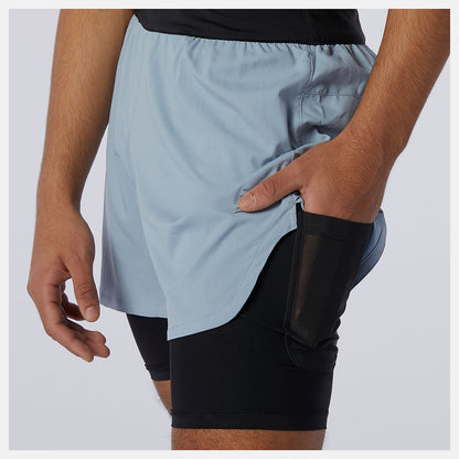 Q Speed Fuel 2 in 1 5 Inch Short | New Balance Clothing - Men