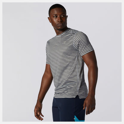 Printed Impact Run Short Sleeve | New Balance Clothing - Men