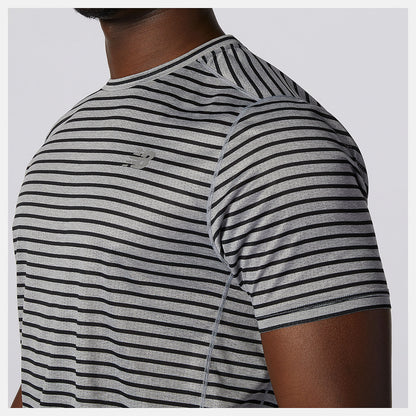 Printed Impact Run Short Sleeve | New Balance Clothing - Men