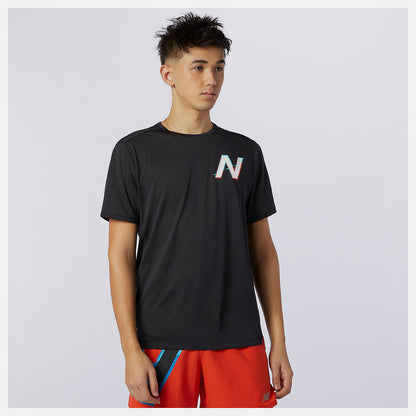 Printed Impact Run Short Sleeve | New Balance Clothing - Men