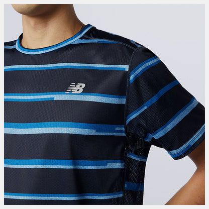 Printed Impact Run Short Sleeve | New Balance Clothing - Men