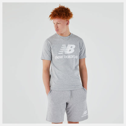 Essentials Stacked Logo Tee | New Balance Clothing - Men