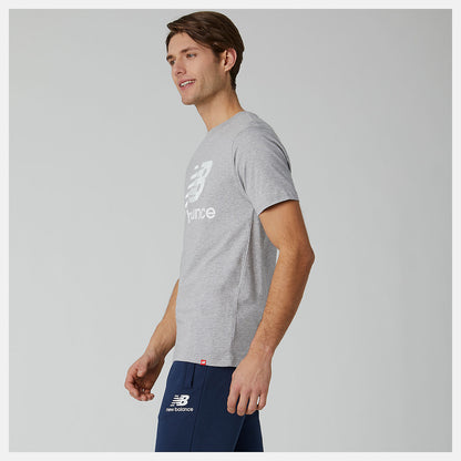 Essentials Stacked Logo Tee | New Balance Clothing - Men
