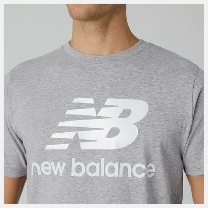 Essentials Stacked Logo Tee | New Balance Clothing - Men