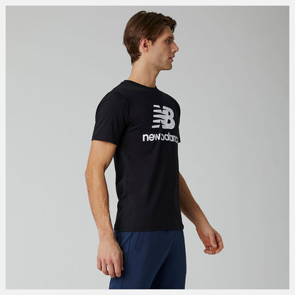 Essentials Stacked Logo Tee | New Balance Clothing - Men