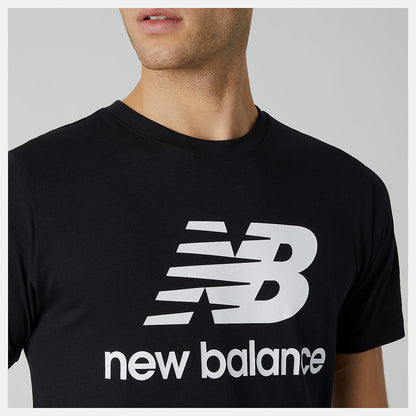 Essentials Stacked Logo Tee | New Balance Clothing - Men