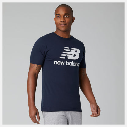 Essentials Stacked Logo Tee | New Balance Clothing - Men