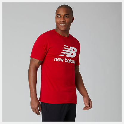 Essentials Stacked Logo Tee | New Balance Clothing - Men