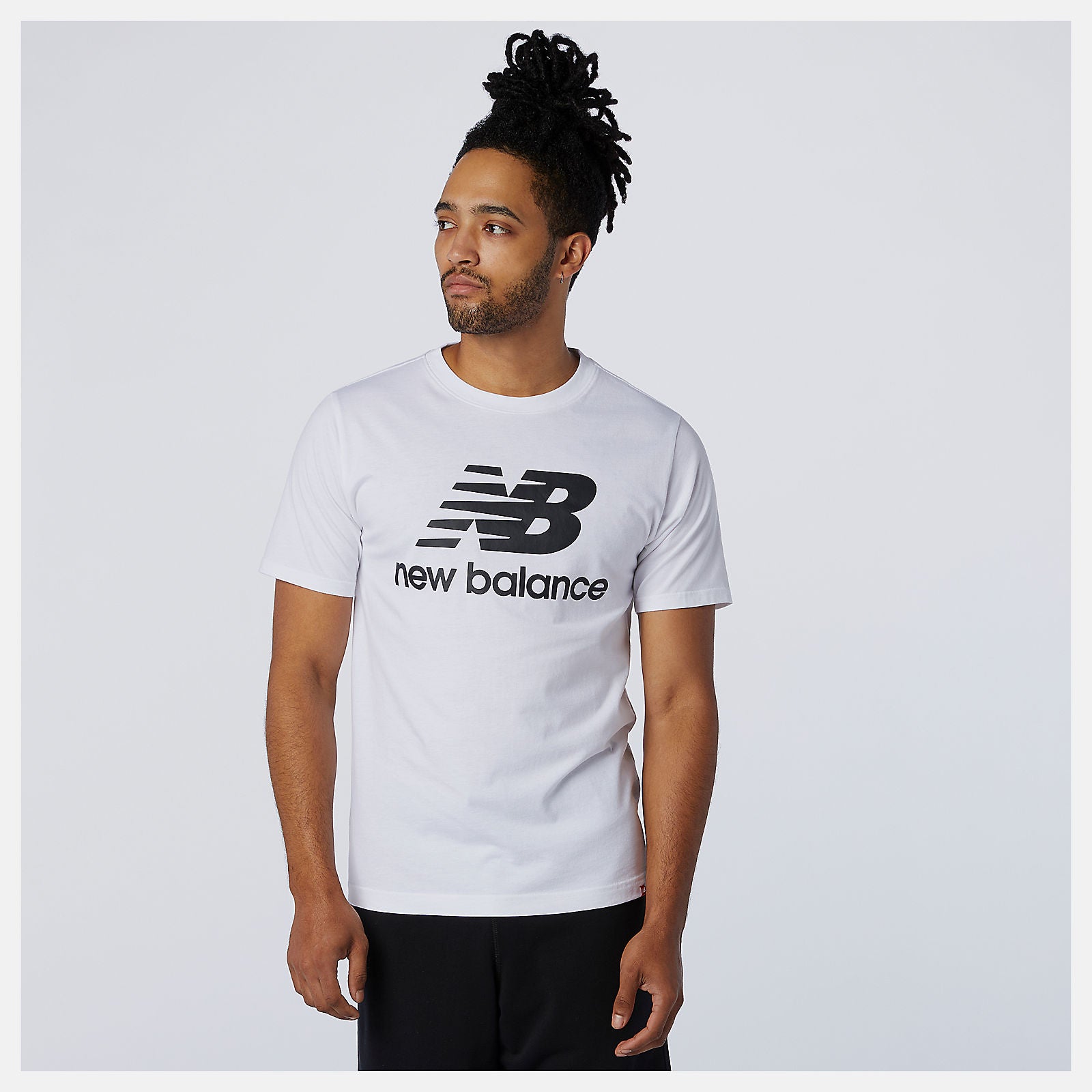 New Balance US - Essentials Stacked Logo Tee