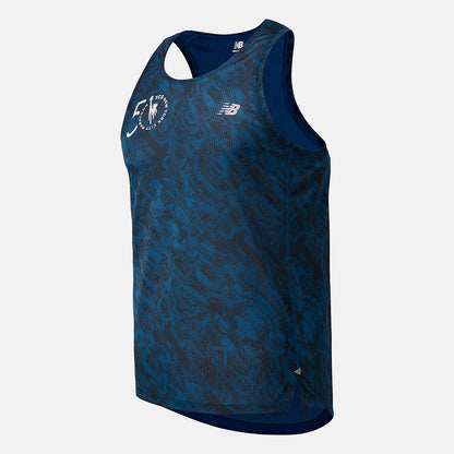 NYC Marathon Printed Impact Run Singlet | New Balance Clothing - Men