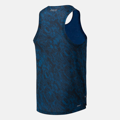 NYC Marathon Printed Impact Run Singlet | New Balance Clothing - Men
