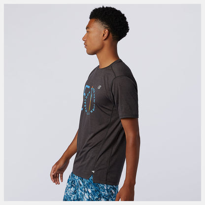 NYC Marathon Impact Run Short Sleeve | New Balance Clothing - Men