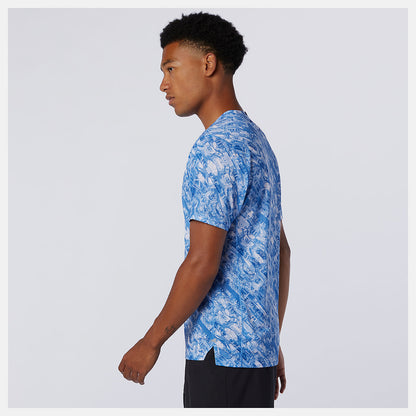 NYC Marathon Printed Impact Run Short Sleeve | New Balance Clothing - Men
