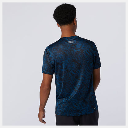 NYC Marathon Printed Impact Run Short Sleeve | New Balance Clothing - Men