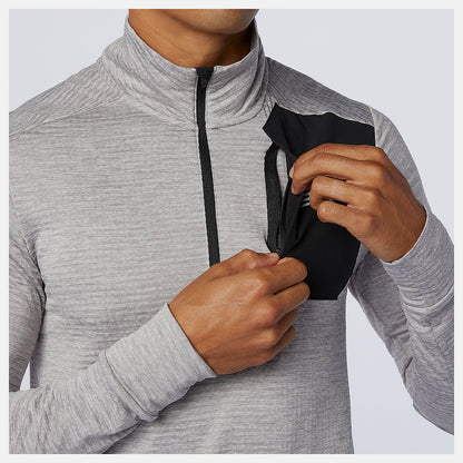NB Heat Grid Half Zip | New Balance Clothing - Men