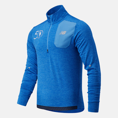 NYC Marathon Impact Run Grid Back Half Zip | New Balance Clothing - Men
