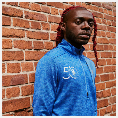 NYC Marathon Impact Run Grid Back Half Zip | New Balance Clothing - Men