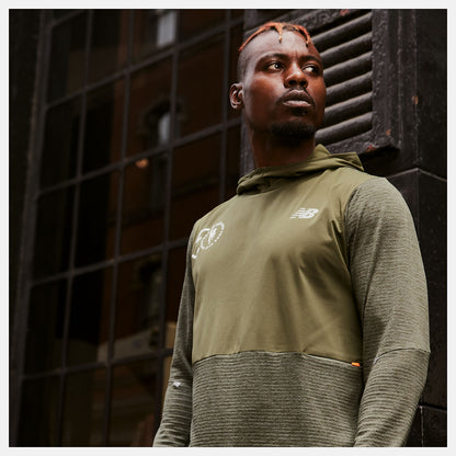NYC Marathon Impact Run Grid Back Hoodie | New Balance Clothing - Men